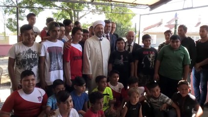 Diyanet İşleri Başkanı Erbaş, Roman gençlerle buluştu - EDİRNE