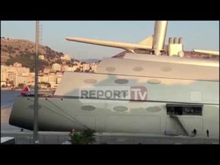 Report TV - Për herë të dytë, miliarderi rus ankoron në Sarandë jahtin e tij superluksoz