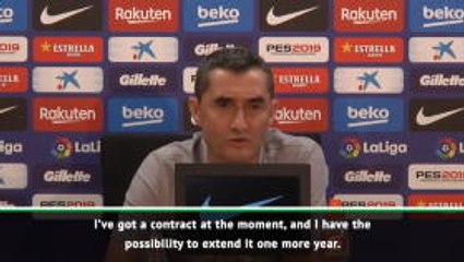 Download Video: Valverde relaxed over uncertain Barcelona contract situation