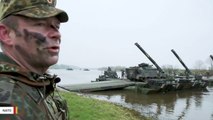 Watch How NATO Gets Tanks Across Rivers With No Bridges