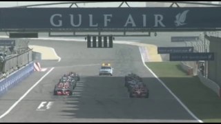 F1 2007 Bahrain Grand Prix Race Highlights