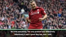 Klopp explains Shaqiri substitution decision