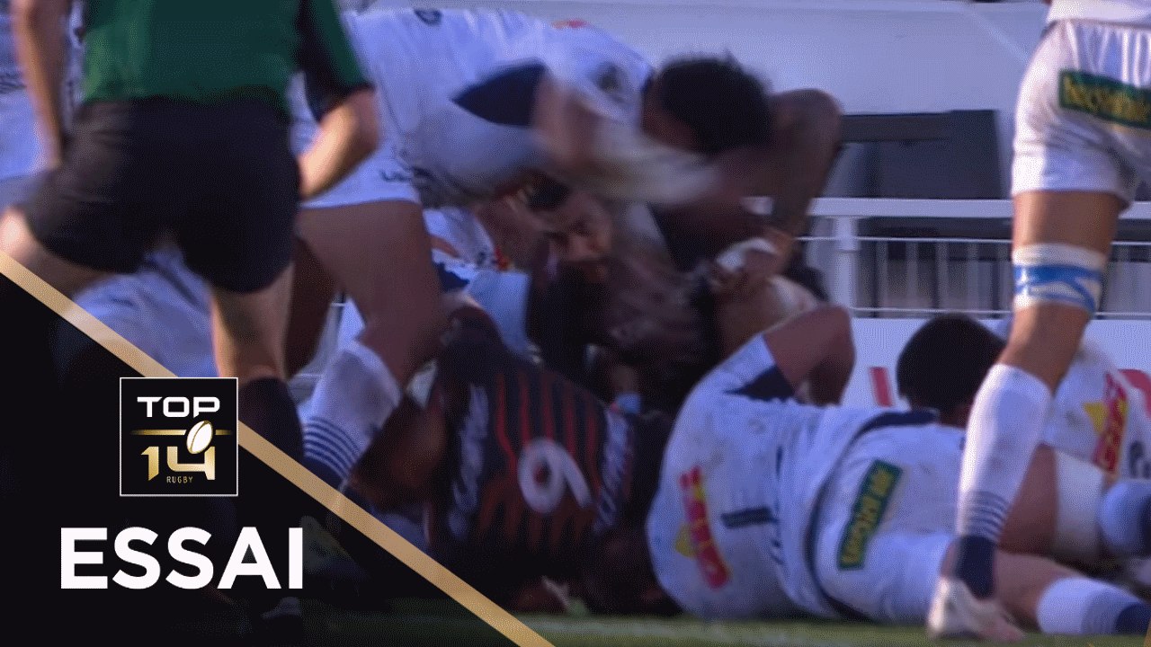TOP 14 - Essai Eric ESCANDE (RCT) - Toulon - Agen- J5 - Saison 2018/2019