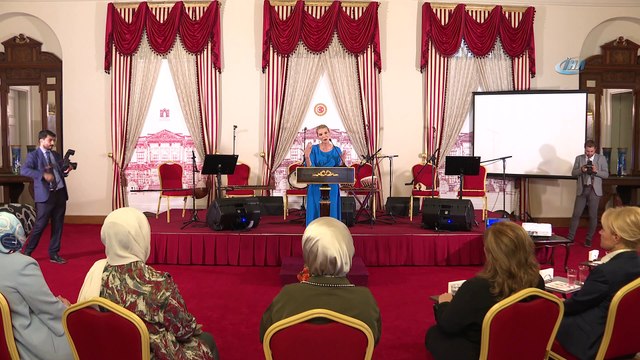 Emine Erdoğan, Bezmialem Valide Sultan söyleşisine katıldı