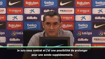Barcelone - Valverde fait un point sur son avenir