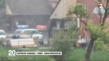 Les images impressionnantes de la tornade à Ottawa