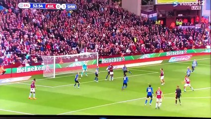 McGinn  Volley GOAL – Aston Villa 1-1 Sheffield W.