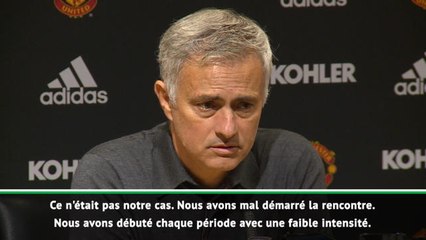 6e j. - Mourinho : "Je n'ai pas aimé mon équipe"