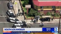 LAPD Release New Footage of Shootout That Left Murder Suspect Dead, FBI Agent Wounded