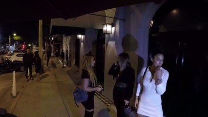 Larsa Pippen Rocking Knee-High Boots For Dinner At Craig's