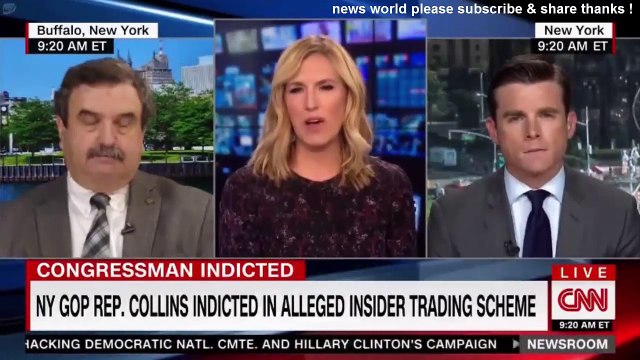BREAKING NEWS NY GOP REP COLLINS INDICTED IN ALLEGED INSIDER TRADING SCHEME. CNN NEWS