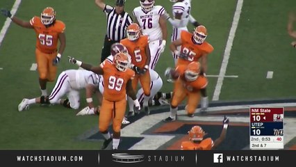 New Mexico State vs UTEP Football Highlights (2018)