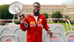 Kevin Hart Performs Stunt In NYC