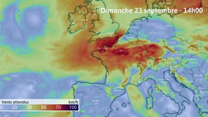 VIDEO - vents tempétueux sur le nord de la France dimanche
