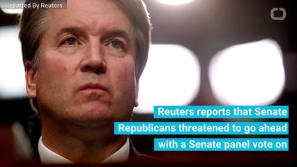Republicans Threaten To Set Monday Vote On Kavanaugh