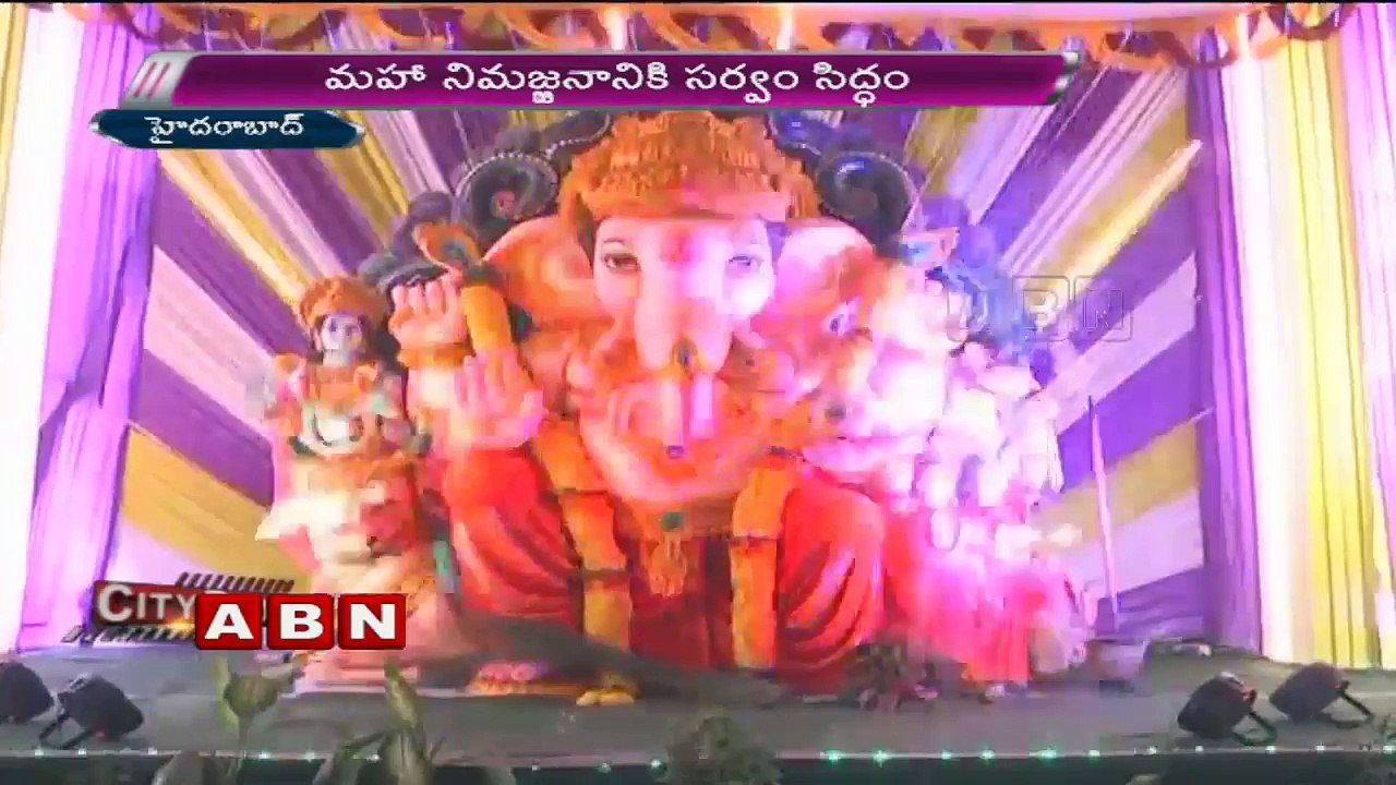 Grand Arrangements For Ganesh Immersion at Tank Bund  Hyderabad ; Route Map to Tank Bund