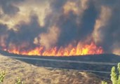 Firefighters Battle Fast-Growing Charlie Fire in Southern California