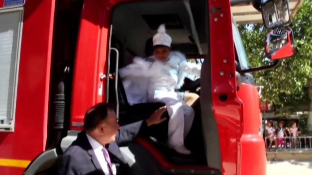 İtfaiye Aracı Sünnet Arabası Oldu