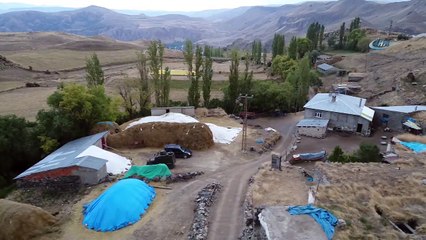 Minik Sedanur’un Mezarı Kazıldı... Köyü Havadan Görüntülendi