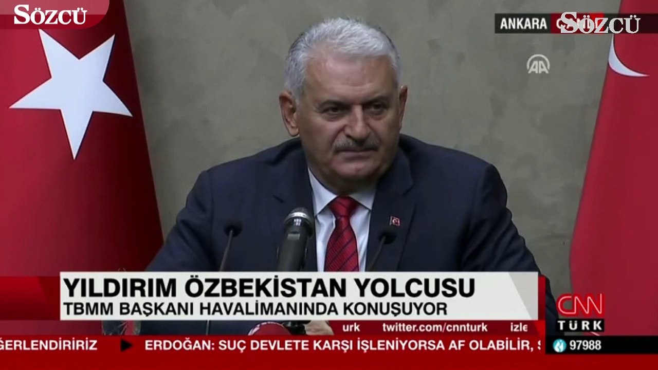 Binali Yıldırım'dan Berberoğlu açıklaması