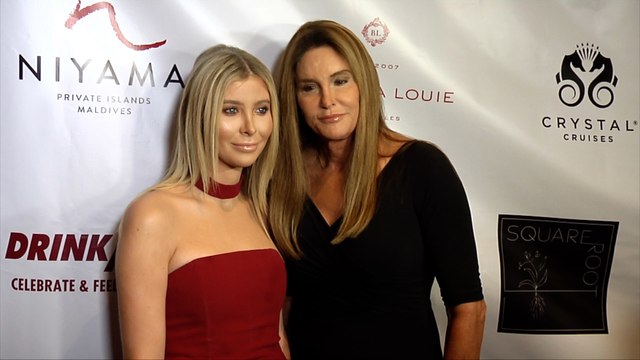 Sophia Hutchins and Caitlyn Jenner 2018 Face Forward's La Dolce Vita Gala Red Carpet
