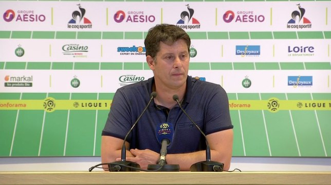 Conférence de presse Fabien Mercadal après ASSE / SMCaen