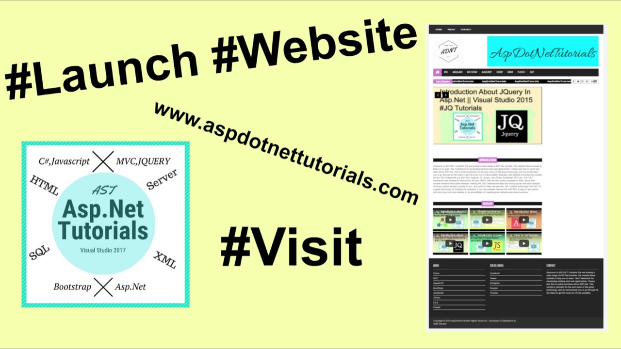 #Launch website