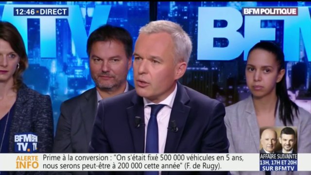 Nous travaillons sur une vignette pour taxer les camions étrangers , explique François de Rugy