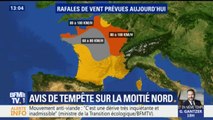 Ce sont les restes de l'ouragan Florence qui menacent la moitié nord