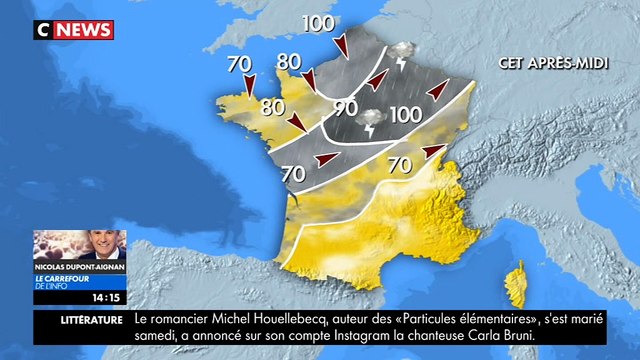 Météo dimanche 23 septembre - vents violents