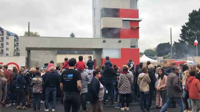 Les sapeurs-pompiers pompiers font le show