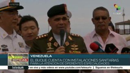 Venezuela: buque hospital chino atenderá a miles de pacientes
