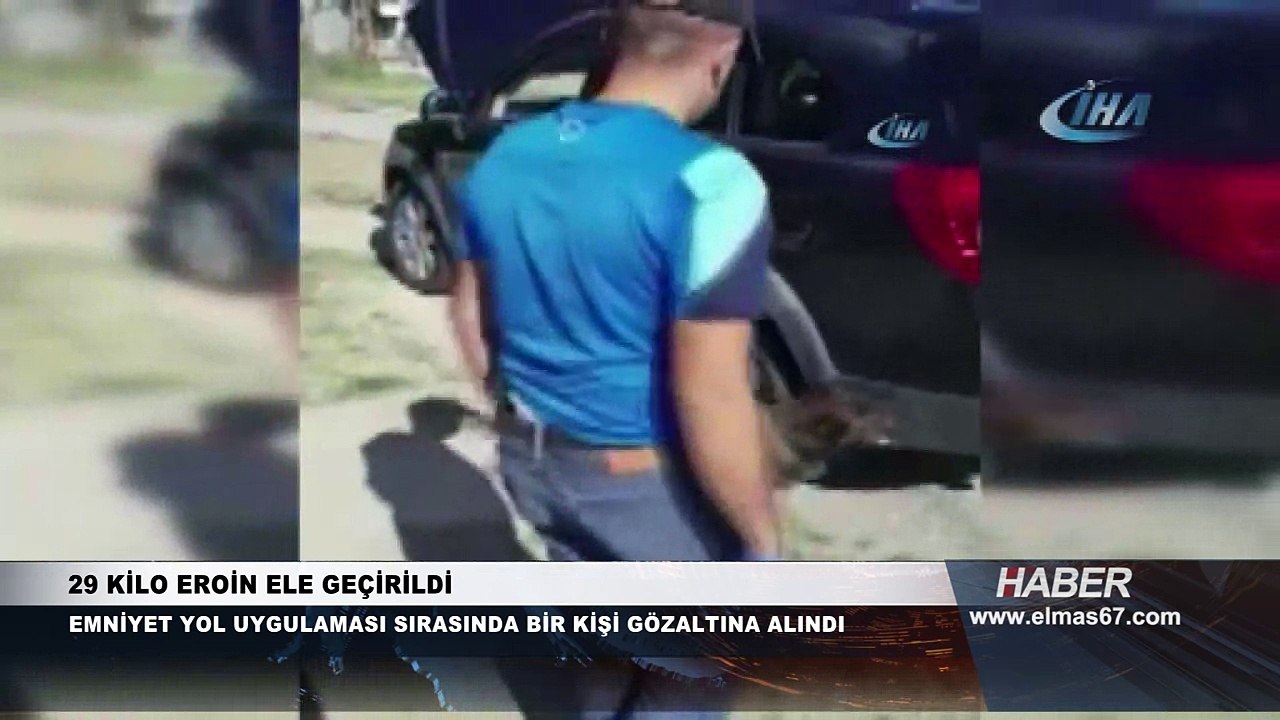 29 kilo eroin ele geçirildi_