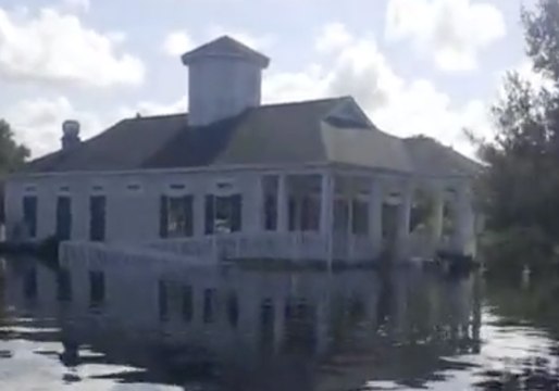 Waccamaw River Flooding Fills Conway Streets