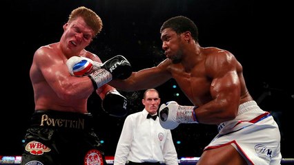 ملاكمة: جوشوا يحتفظ بالألقاب العالمية للوزن الثقيل بعد هزيمته الروسي بوفتكين بالضربة القاضية