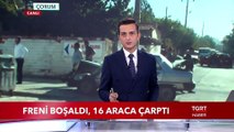 Freni Boşalan Kamyon 16 Aracı Kullanılmaz Hale Getirdi