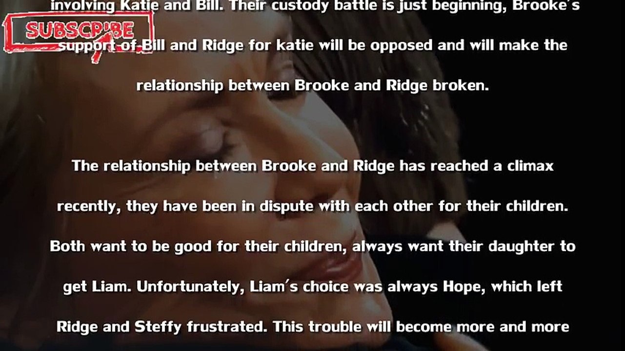 The Bold and The Beautiful Spoilers SHOCKER - Ridge and Brooke will divorce