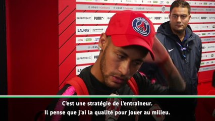 6e j. - Neymar : "Jouer en meneur ? Ce n'est pas un souci"