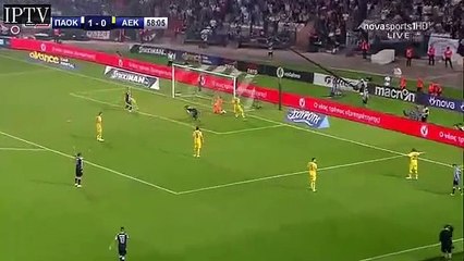 2-0 Aleksandar Prijović Second AMAZING Goal - PAOK vs AEK - 23.09.2018 [HD]