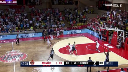 Le buzzer beater de AJ Slaughter (LDLC ASVEL) contre Monaco