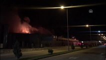 Germencik'te Fabrika Yangını