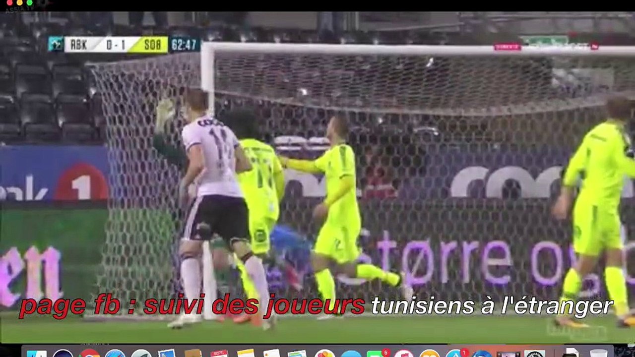 prestation de Jebali vs Sarpsborg08 ( 2ème mi-temps )