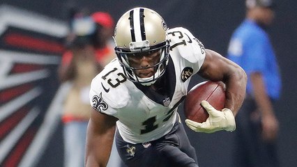 Michael Thomas catches pass on the run for 23-yard gain