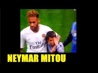 MENINO INVADE CAMPO E NEYMAR TEM BELA ATITUDE DANDO A SUA CAMISA (23/09/2018)