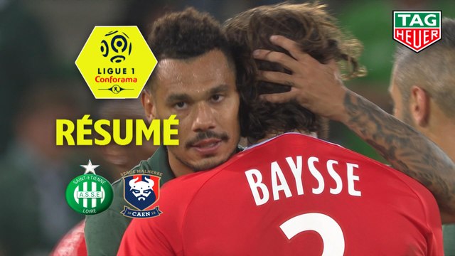 AS Saint-Etienne - SM Caen (2-1) - Résumé - (ASSE-SMC) / 2018-19