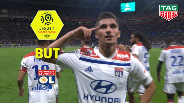 But Houssem AOUAR (28ème) / Olympique Lyonnais - Olympique de Marseille - (4-2) - (OL-OM) / 2018-19