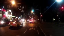 A bloor street bike lane blocker gets boomblasted