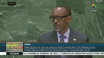 Urge Ruanda a ONU resolver conflictos en Libia y Sudán del Sur