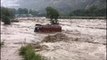 Video shows moment truck is swept away by raging floodwaters in northern India