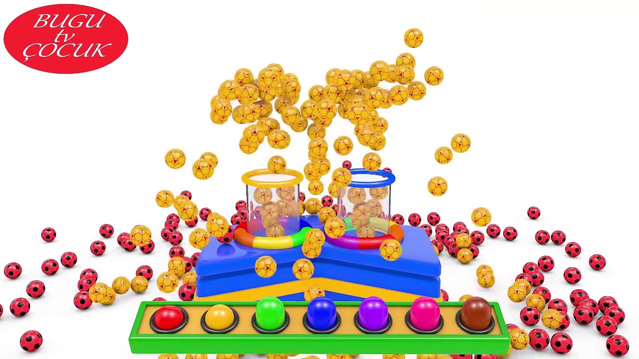 Oyuncak Şekiller Fabrikası ile Şekilleri Öğreniyorum - Bebekler için Renkler ve Şekiller Videosu